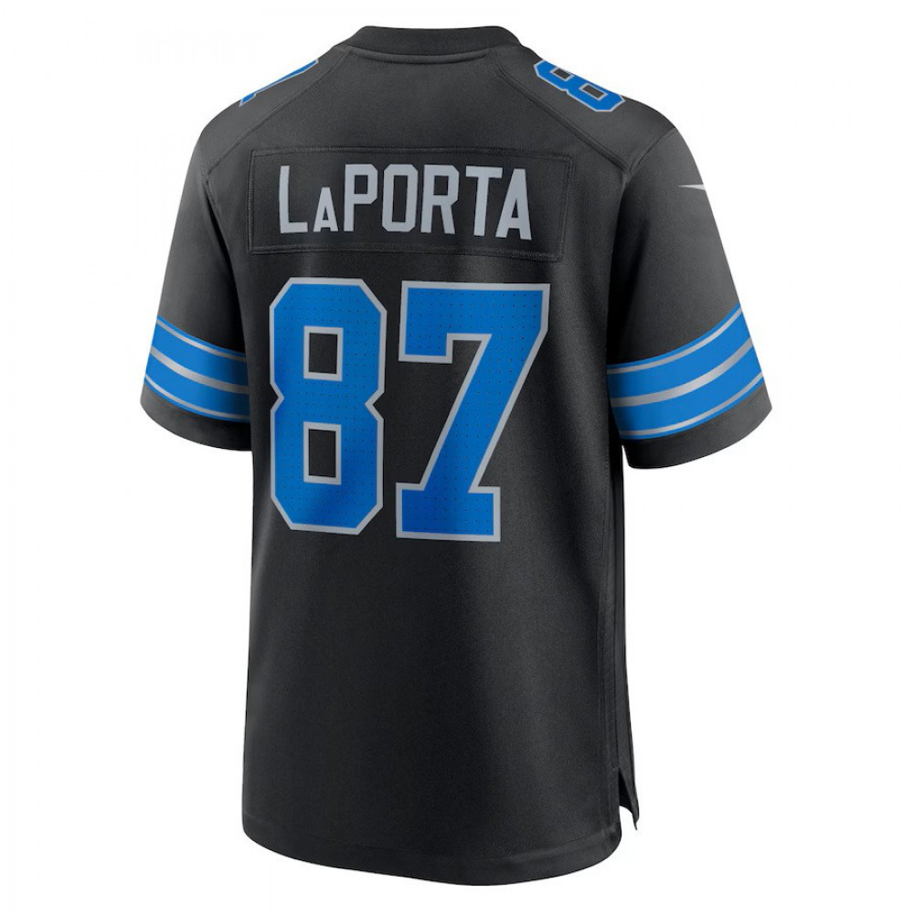 Sam LaPorta Detroit Lions Nike 2nd Alternate Vapor F.U.S.E. Limited Jersey - Black-GridironStore